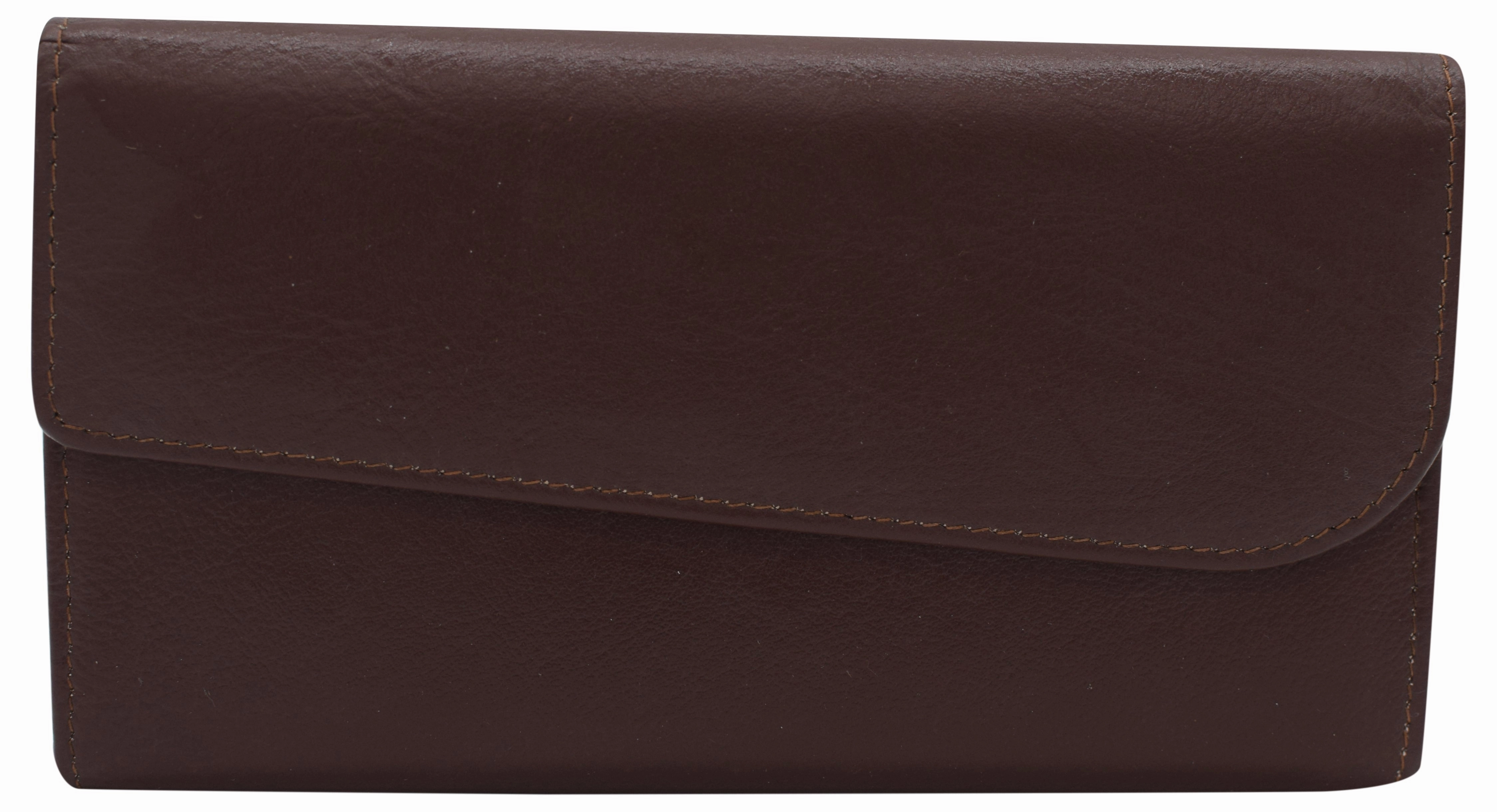 Big Savings Today Flash Sale Alert Now Women'S Genuine Leather Rfid Trifold Checkbook Slim Wallet For Ladies