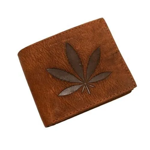 Rfid Blocking Real Leather Slim Bifold Wallet Center Id Flap Window Engraved Log Biggest Savings Now