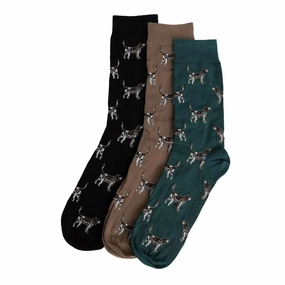 Barbour Pointer Dog Socks Gift Box Green Loch MustHave Deals Exclusive Hot Pick