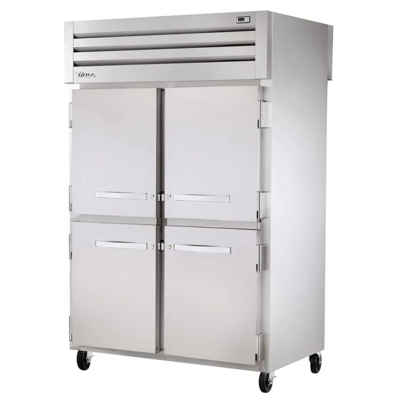 True STA2R-4HS-HC 52 3/5" Two Section Reach In Refrigerator, (4) Left/Right Hinge Solid Doors, 115v