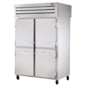 True STA2R-4HS-HC 52 3/5" Two Section Reach In Refrigerator, (4) Left/Right Hinge Solid Doors, 115v