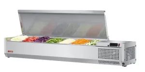 Turbo Air - CTST-1500-N, Commercial E-line, Food prep, 59?? Countertop Salad Table