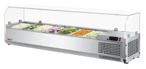 Turbo Air - CTST-1500G-N, Commercial E-line, Food prep, 59?? Countertop Salad Table