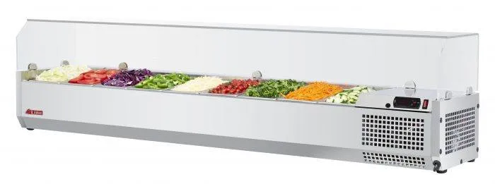 Turbo Air - CTST-1800G-N, Commercial E-line, Food prep, 70?? Countertop Salad Table