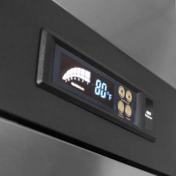 Turbo Air - M3F47-2-N, Commercial 51" Reach-in freezer M3 series Stainless Steel  42.1 cu.ft.