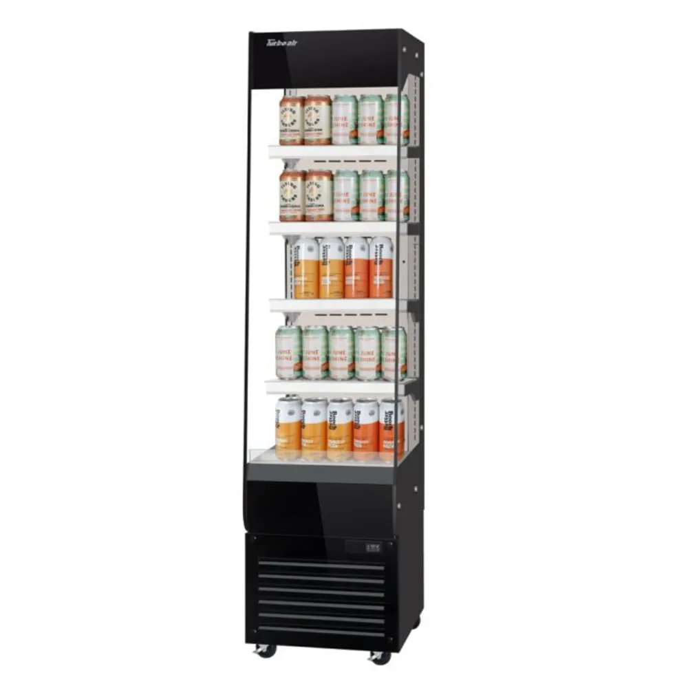 Turbo Air TOM20-75N-B 19 5/8" Vertical Open Air Cooler w/ (5) Levels, 115v