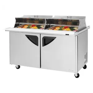 Turbo Air - TST-60SD-24-N-DS, Commercial Super Deluxe mega top unit ?C dual sided, Two-section