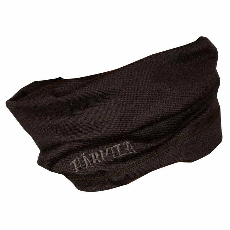 Harkila All Season Merino Roll Collar Neck Gaiter - Shadow Brown Price Slash Today