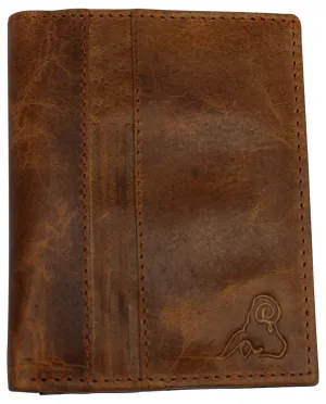 Usa Rfid Leather Slim Thin Bifold Id Money Wallet Oval Shape Badge Holder Online Exclusive Offer Today Only Hot Pick