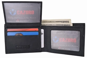 Usa Wallets For Men Rfid Blocking Leather Stylish Bifold Mens Wallet With 2 Id Windows Special Deal Frenzy