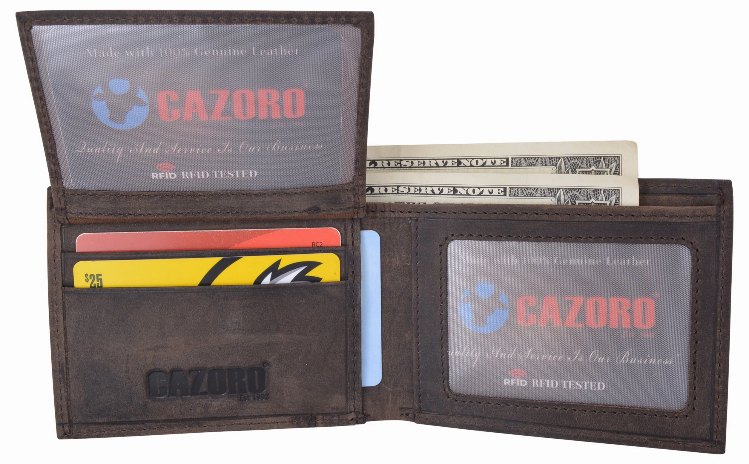 Online Exclusive Steal Usa Wallets For Men Rfid Blocking Leather Stylish Bifold Mens Wallet With 2 Id Windows