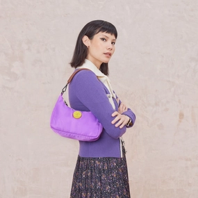 Venn Mini Shoulder Bag - Colourblock Lilac Hot Discount Deal