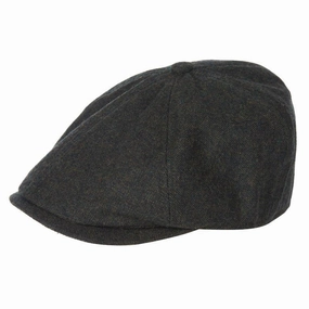 Barbour Howden Mens Bakerboy Cap - Olive Gift Sale Event