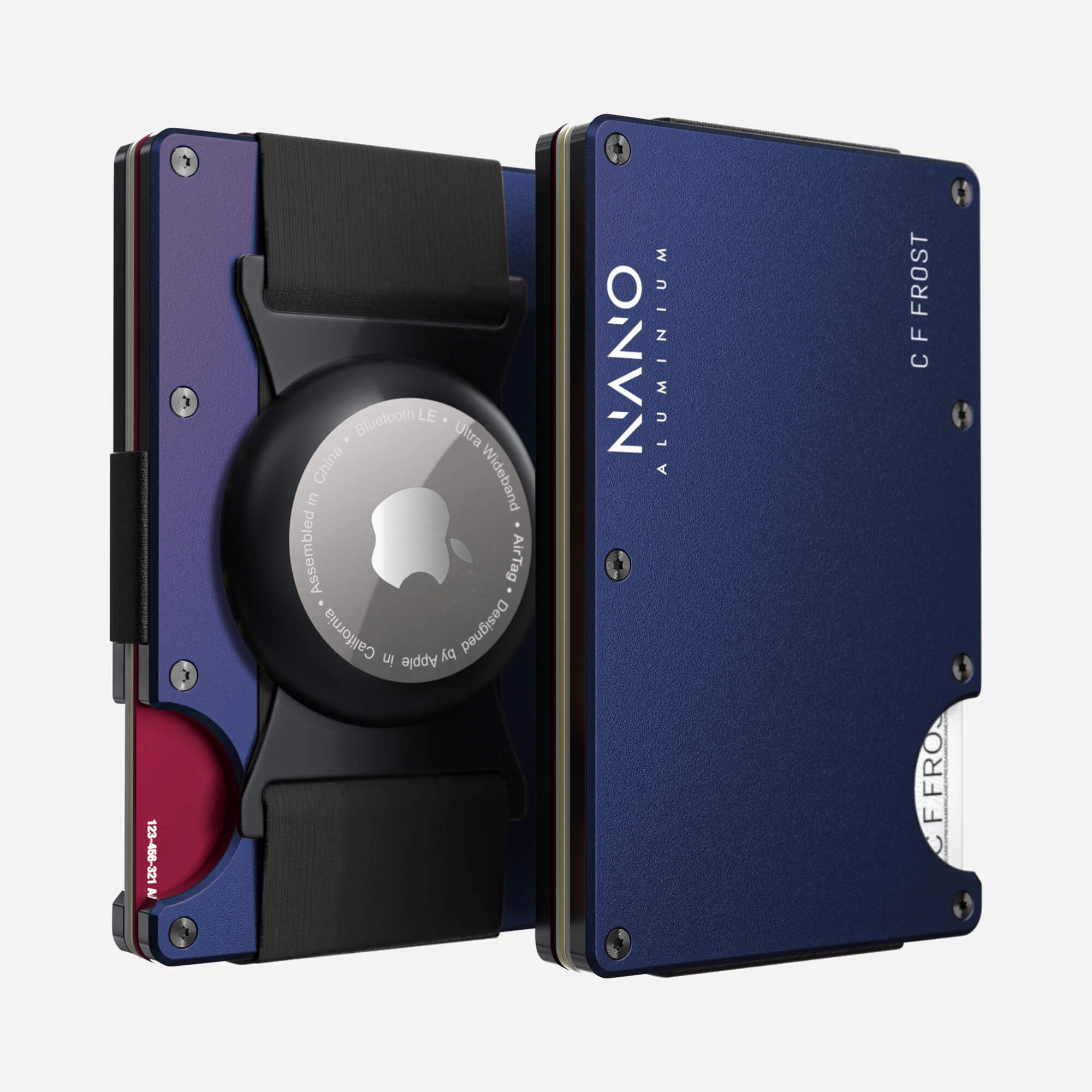 Personalised Airtag Cash Strap Wallet (Skyfall Navy) Today Only Savings Special Deal Frenzy