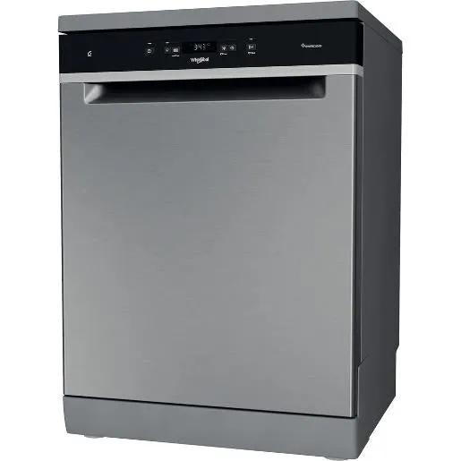 Whirlpool Dishwasher Freestanding A   , 8Programmes, 9.5Lit, Inox, Power Clean