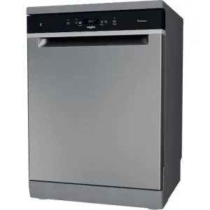 Whirlpool Dishwasher Freestanding A   , 8Programmes, 9.5Lit, Inox, Power Clean