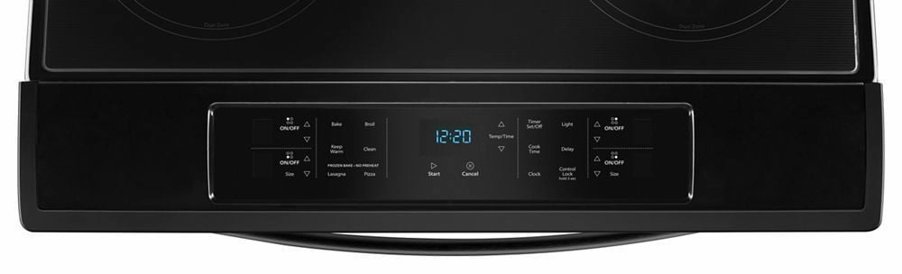Whirlpool WEE510SAGB 4.8 Cu. Ft. Guided Electric Front Control Range With The Easy-Wipe Ceramic Glass Cooktop