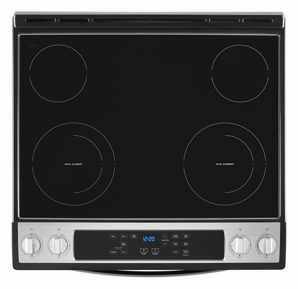 Whirlpool WEE515S0LS 4.8 Cu. Ft. Whirlpool Electric Range With Frozen Bake&#8482; Technology