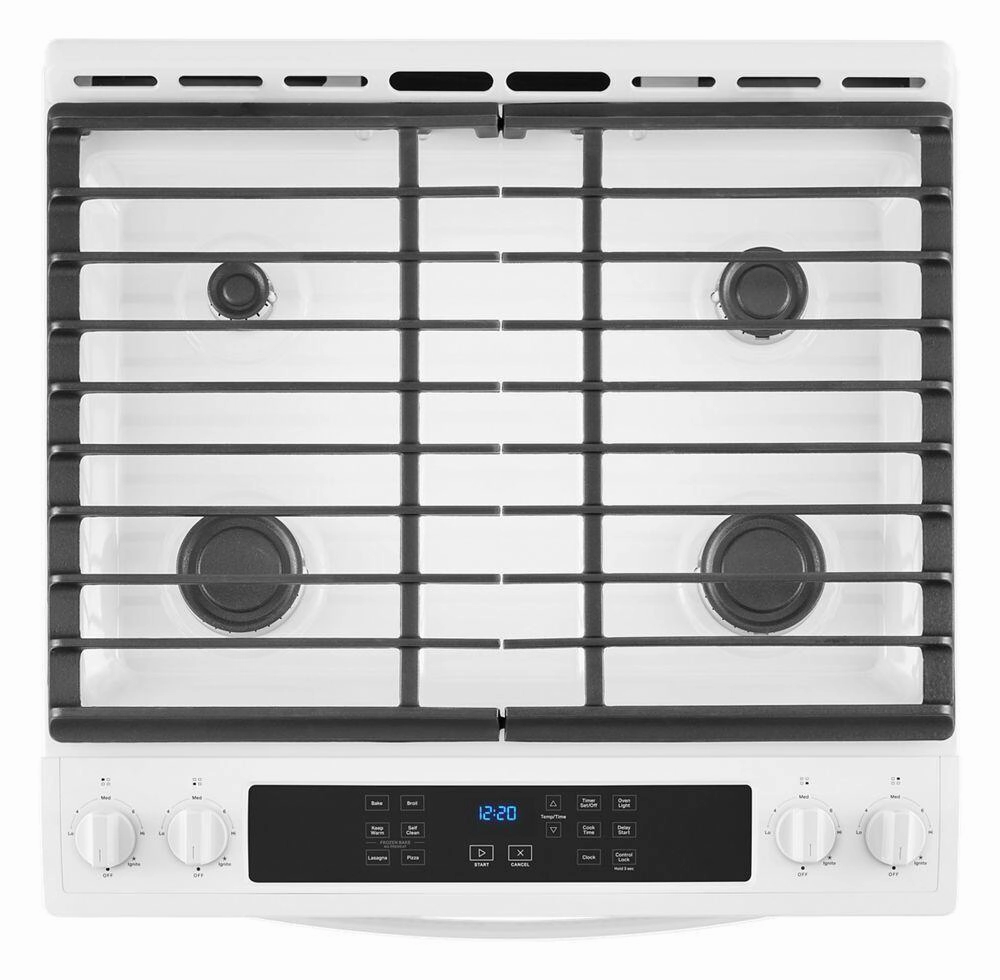 Whirlpool WEG515S0LW 5.0 Cu. Ft. Whirlpool Gas Range With Frozen Bake&#8482; Technology