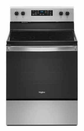 Whirlpool WFE505W0JS 5.3 Cu. Ft. Whirlpool Electric Range With Frozen Bake Technology.