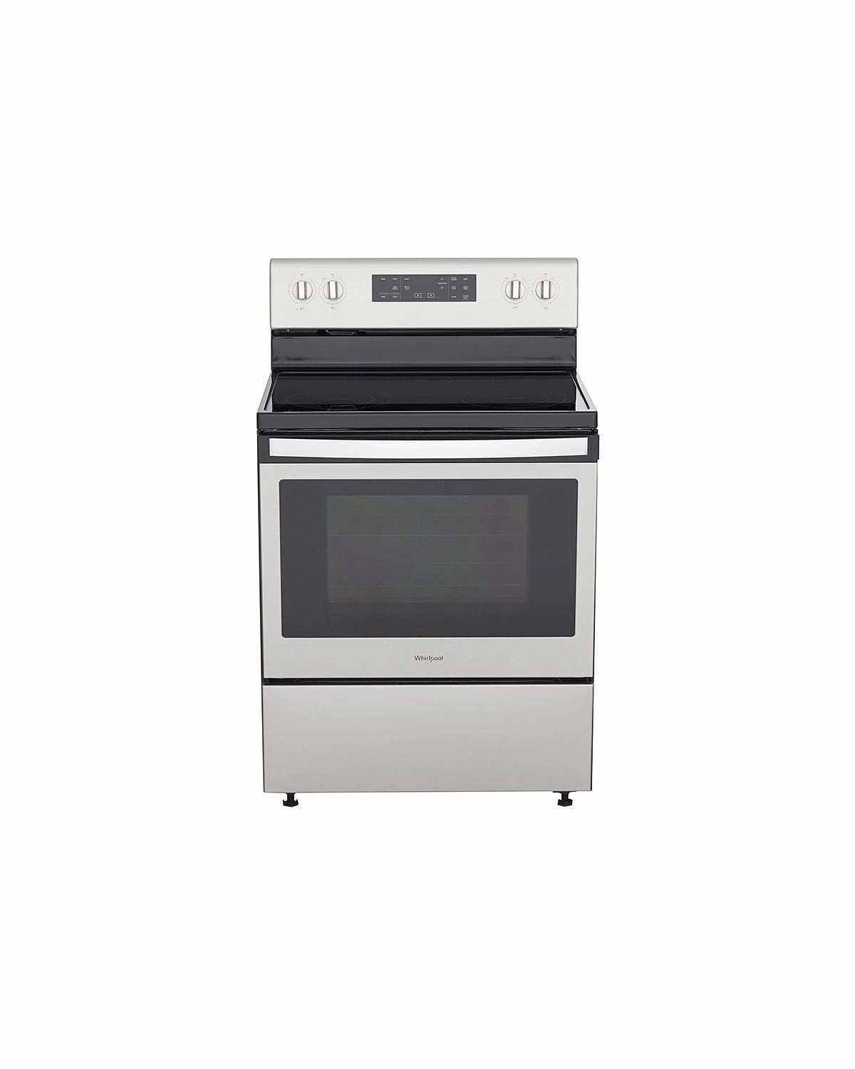 Whirlpool WFE525S0HS 5.3 Cu. Ft. Freestanding Electric Range With Frozen Bake Technology Black-On-Stainless