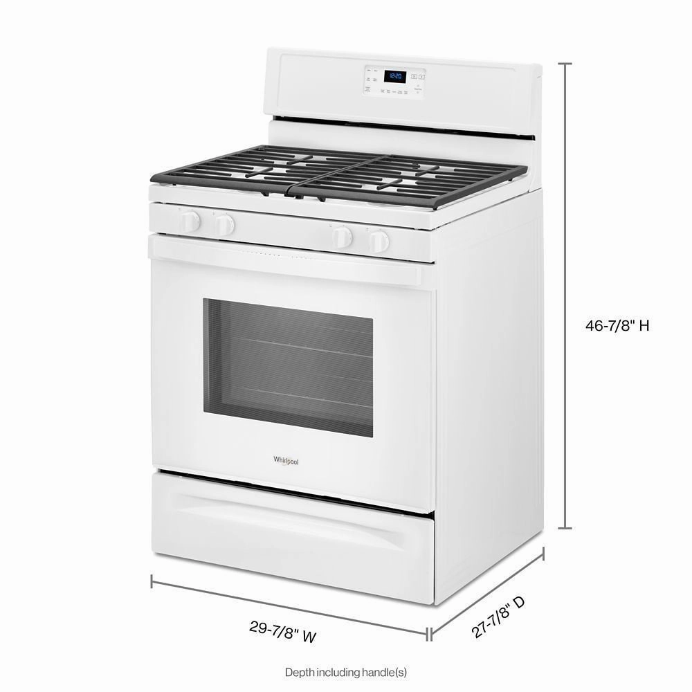 Whirlpool WFG515S0JW 5.0 Cu. Ft. Whirlpool Gas Range With Speedheat Burner