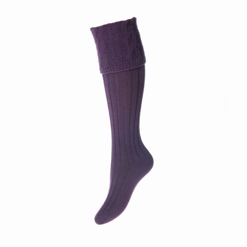William Powell Glenmore Ladies Shooting Socks - Thistle Limited Time Discount
