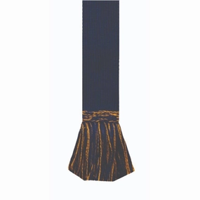 Unmissable Deal Today William Powell Merino Mix Garter Ties (Pair) - Navy / Ochre