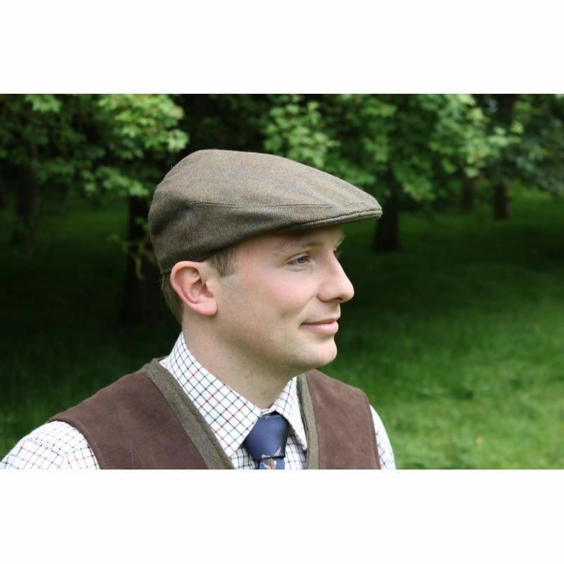 William Powell Tweed Flat Cap - Braemore Exclusive Online Offer Online Exclusive Deal