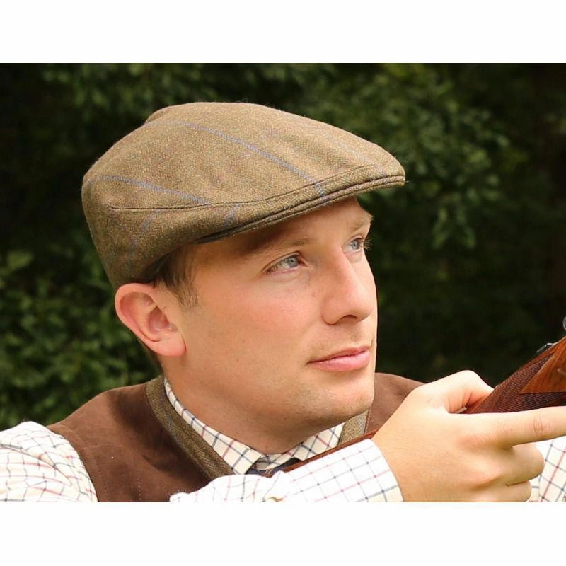 Trending Hot Deal William Powell Tweed Flat Cap - Braemore