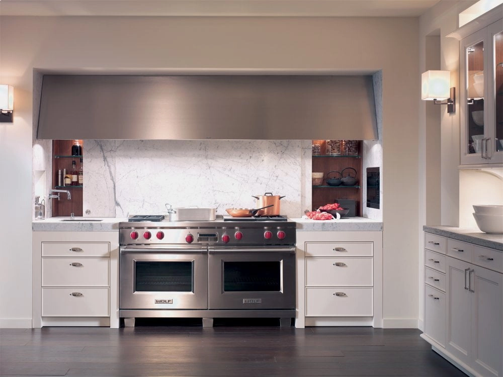 Wolf DF604CF 60" Dual Fuel Range - 4 Burners, Infrared Charbroiler And French Top