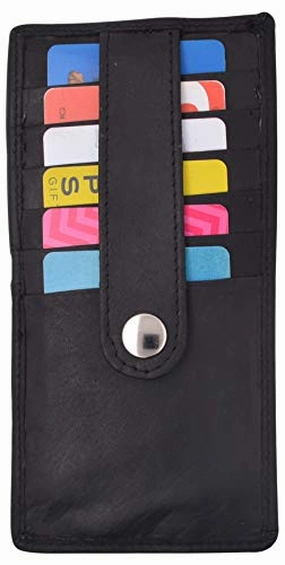 Big Savings Today Women'S Genuine Leather Slim Stacker Card Case Protection Wallet By Marshal