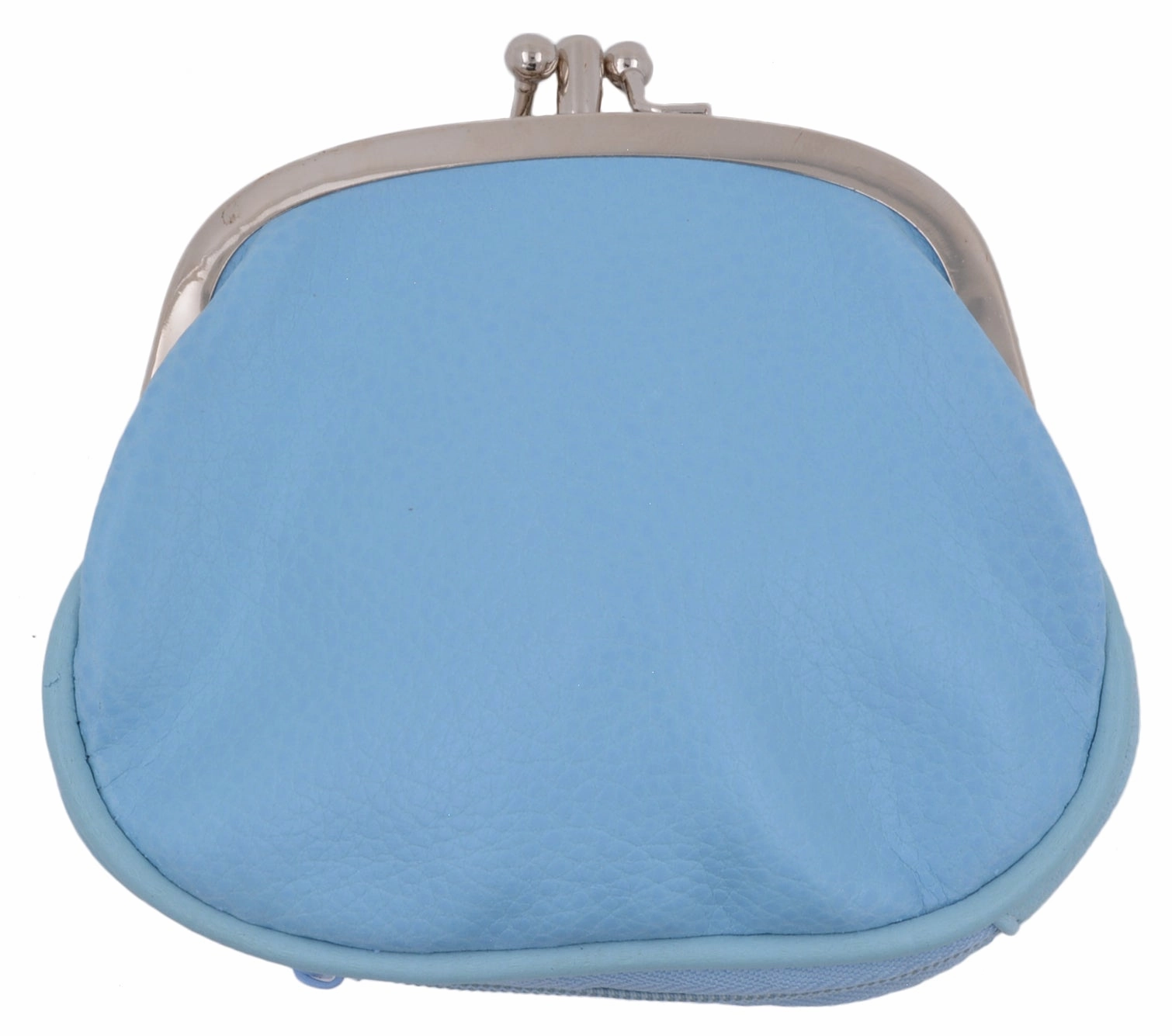 Mega Discount Today Women'S Pu Leather Metal Frame Double Clasp Zipper Coin Change Purse