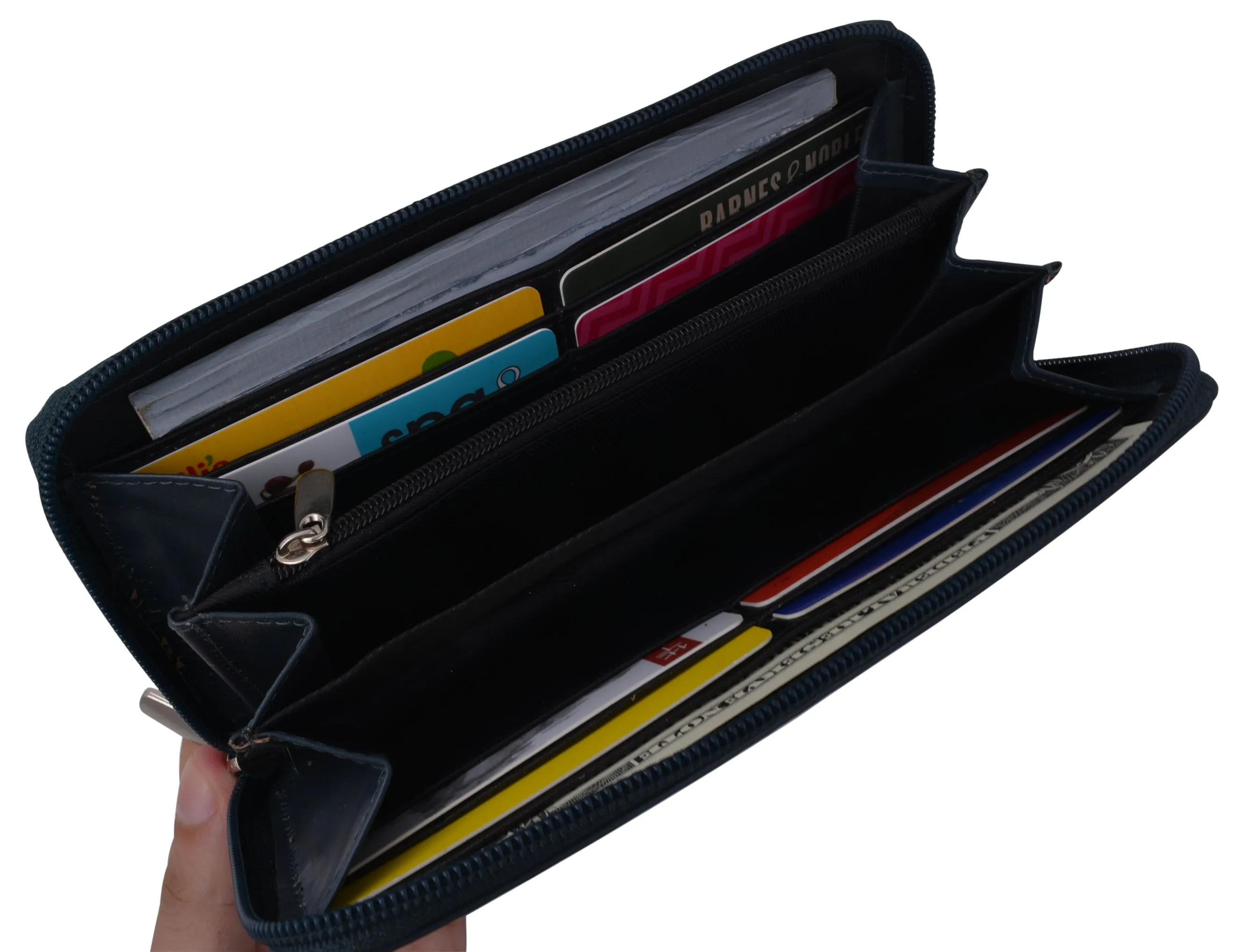 Women'S Zip Around Wallet And Phone Clutch - Leather Rfid Blocking With Card Holder Organizer Dont Wait Save Today
