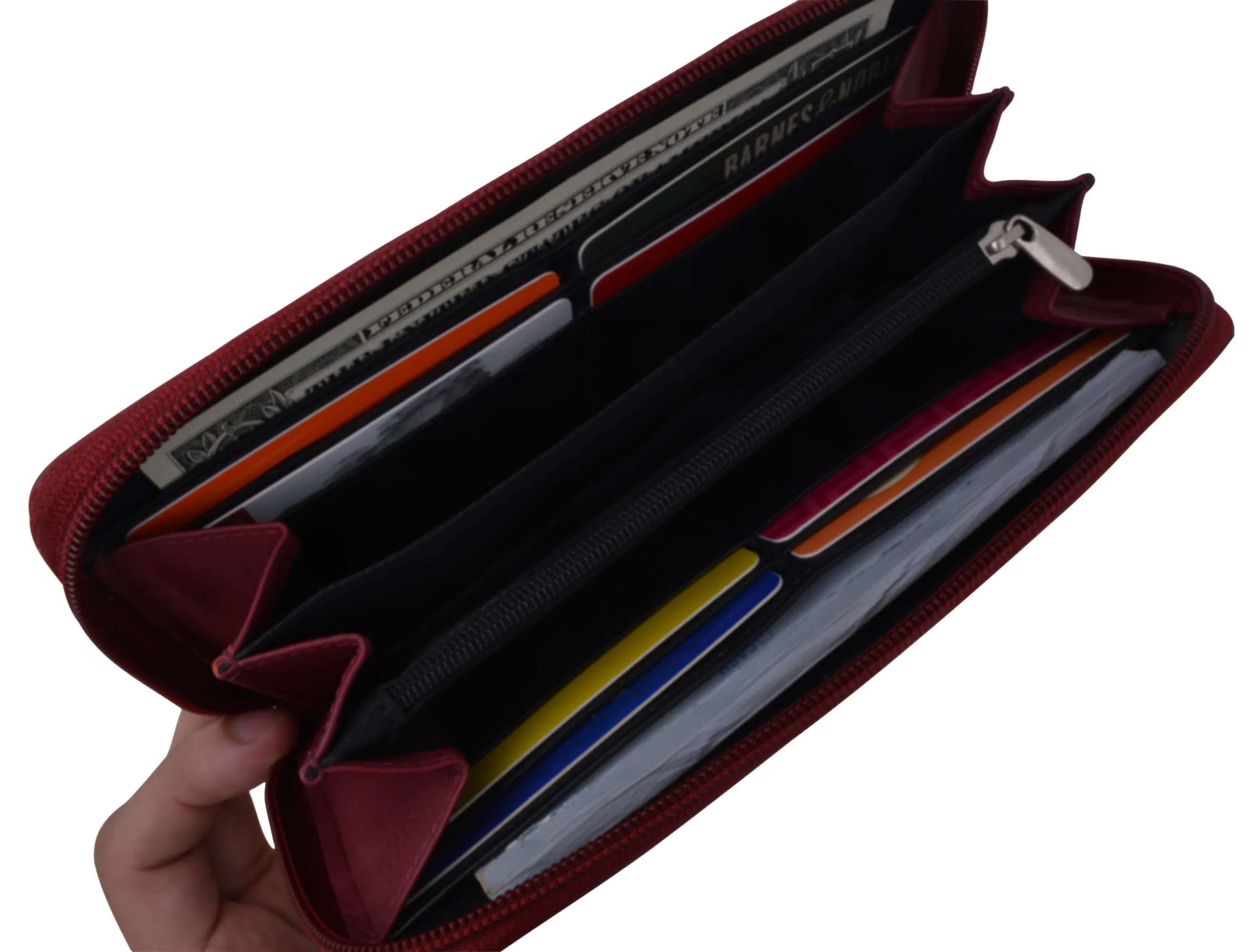 Trending Deals Today Women'S Zip Around Wallet And Phone Clutch - Leather Rfid Blocking With Card Holder Organizer