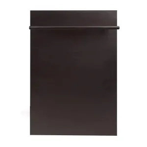ZLINE 18' Dishwasher in Oil-Rubbed Bronze with Stainless Tub and Modern Handle (DW-ORB-18)
