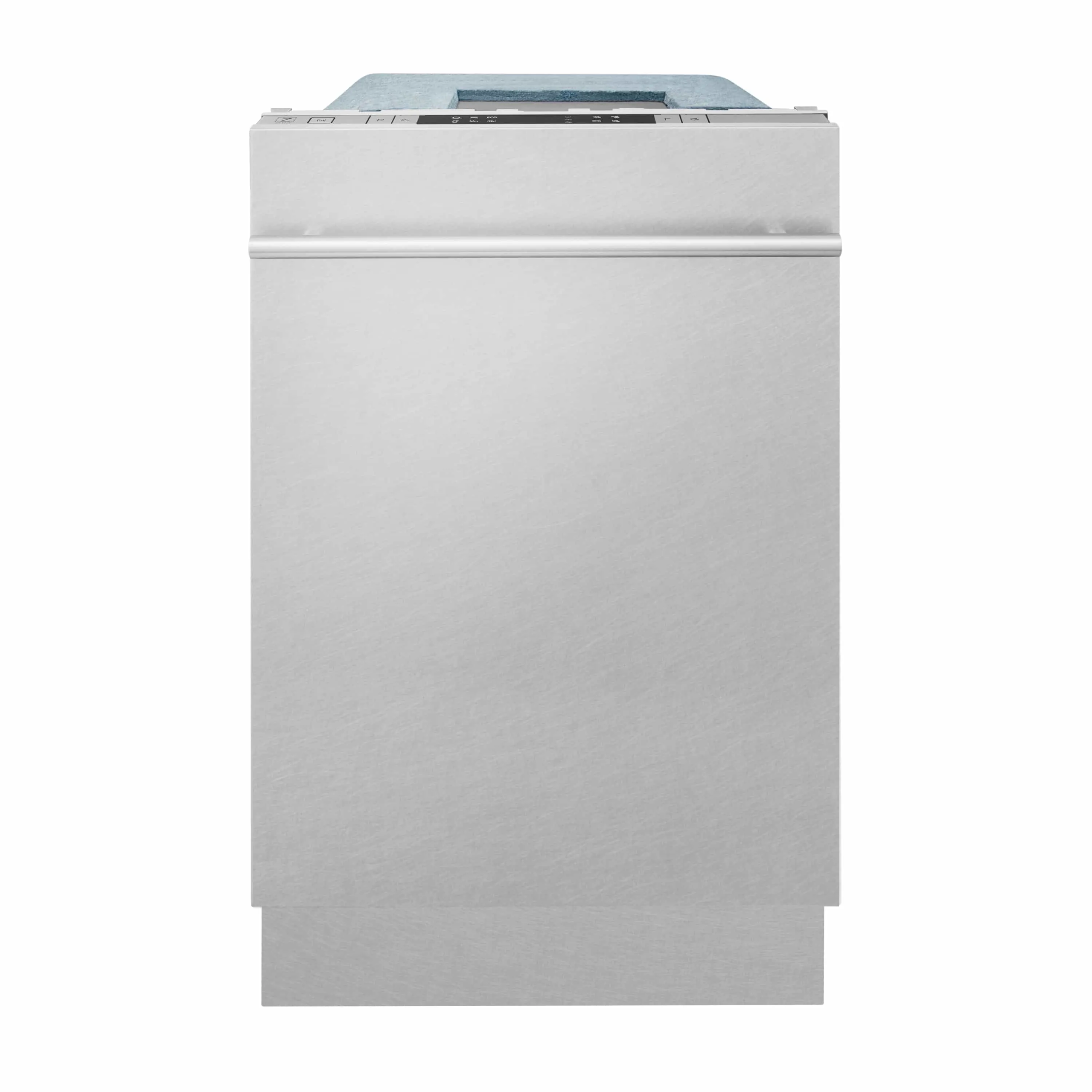ZLINE 18-Inch Dishwasher in DuraSnow Stainless Steel with Stainless Steel Tub and Modern Style Handle (DW-SN-18)