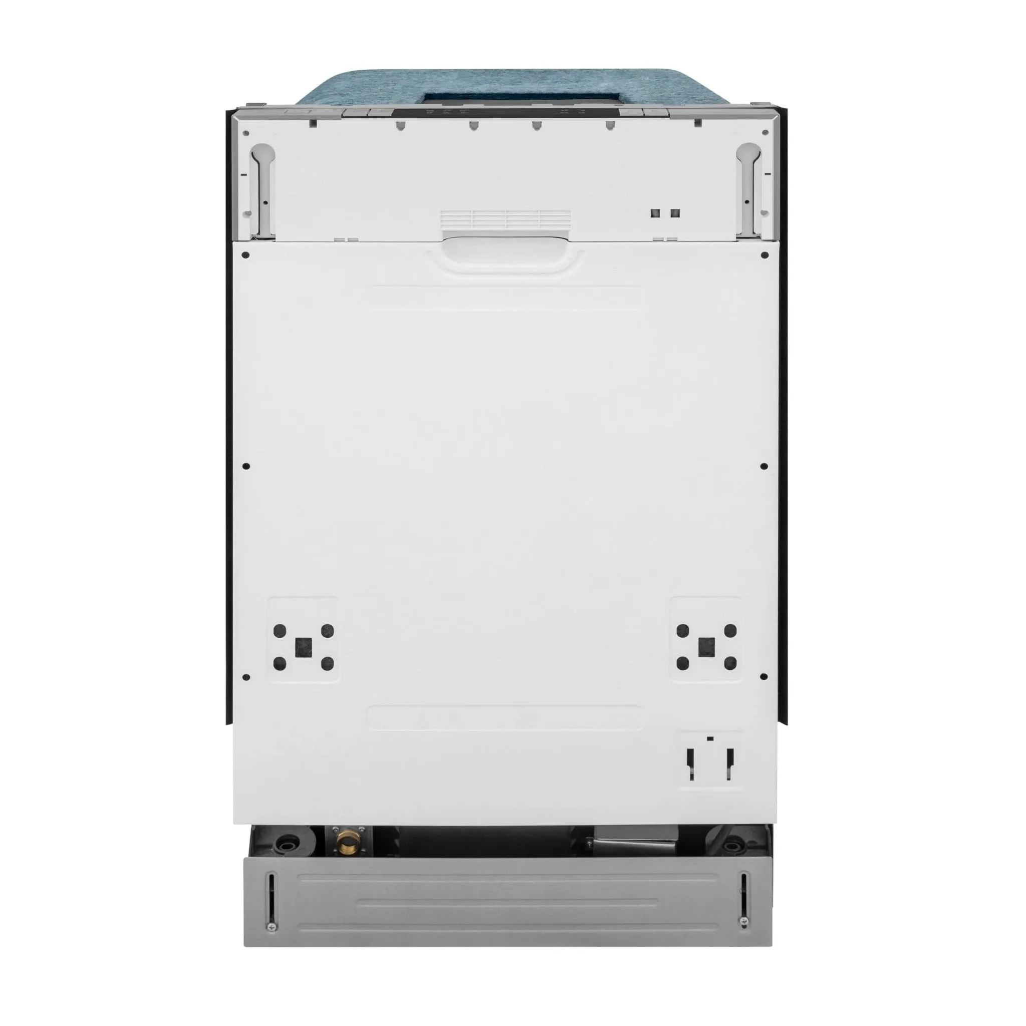 ZLINE 18-Inch Dishwasher in DuraSnow Stainless Steel with Stainless Steel Tub and Traditional Style Handle (DW-SN-H-18)