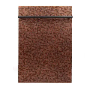 ZLINE 18-Inch Dishwasher in Hand-Hammered Copper with Stainless Steel Tub and Modern Style Handle (DW-HH-18)