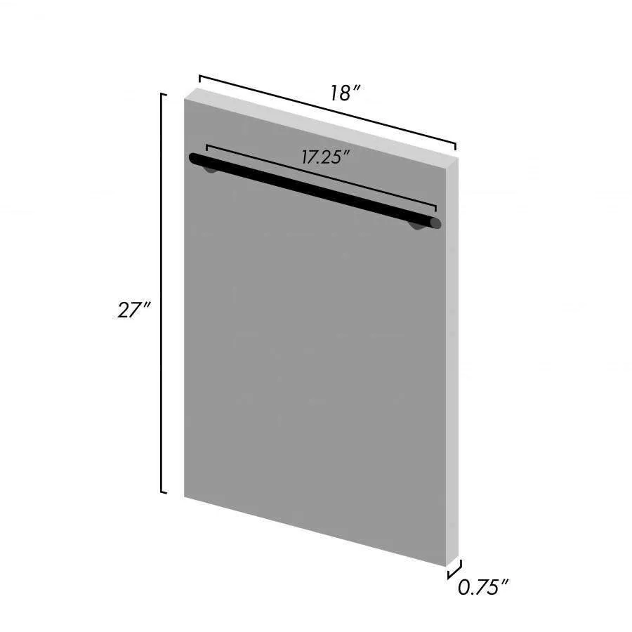 ZLINE 18-Inch Dishwasher in Red Matte with Stainless Steel Tub and Traditional Style Handle (DW-RM-18)
