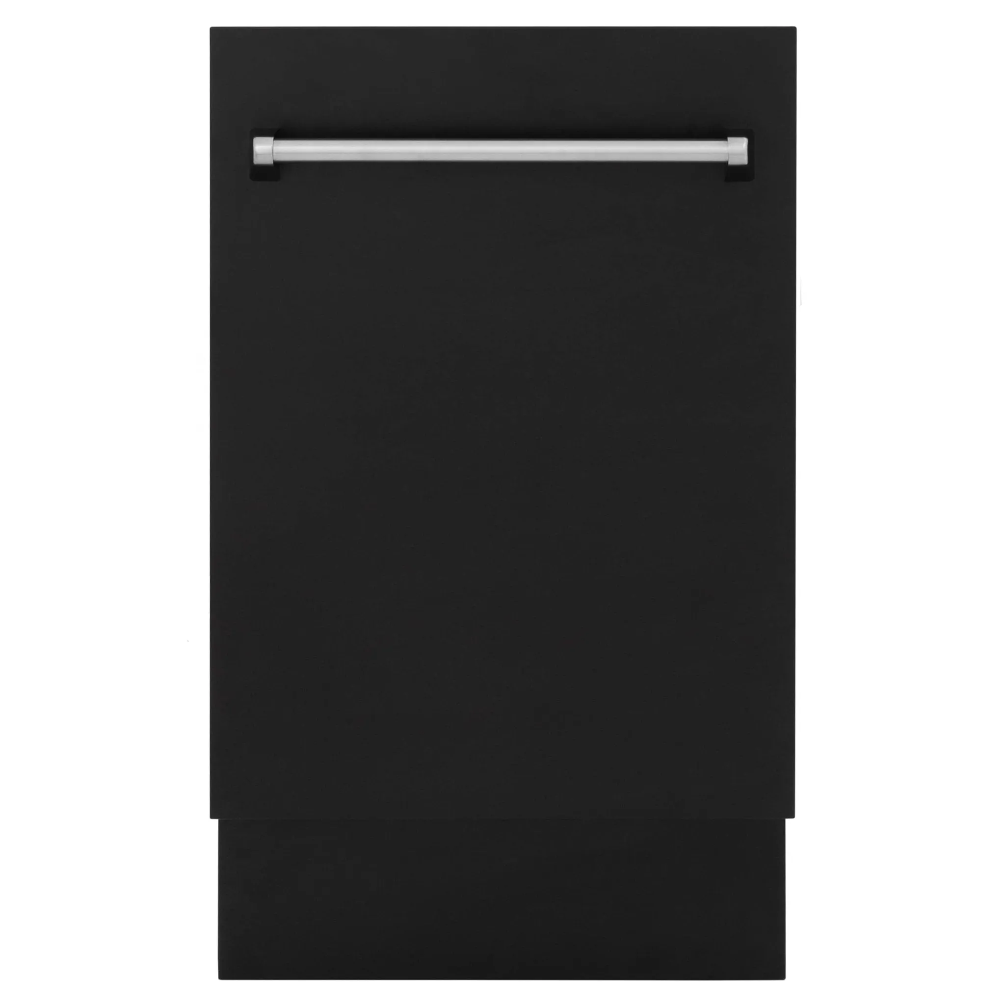 ZLINE 18-Inch Tallac Series 3rd Rack Top Control Dishwasher in Black Matte with Stainless Steel Tub, 51dBa (DWV-BLM-18)