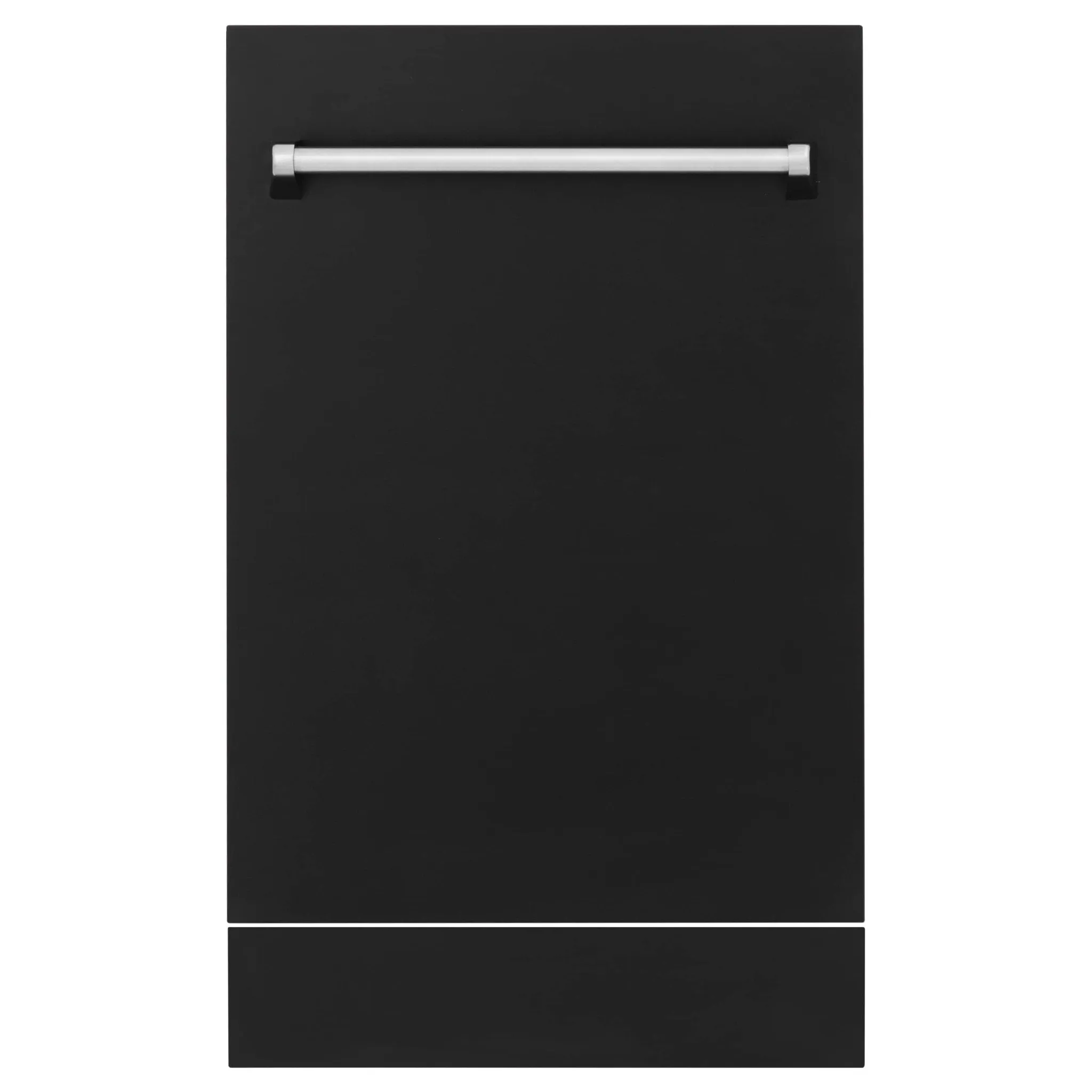 ZLINE 18-Inch Tallac Series 3rd Rack Top Control Dishwasher in Black Matte with Stainless Steel Tub, 51dBa (DWV-BLM-18)