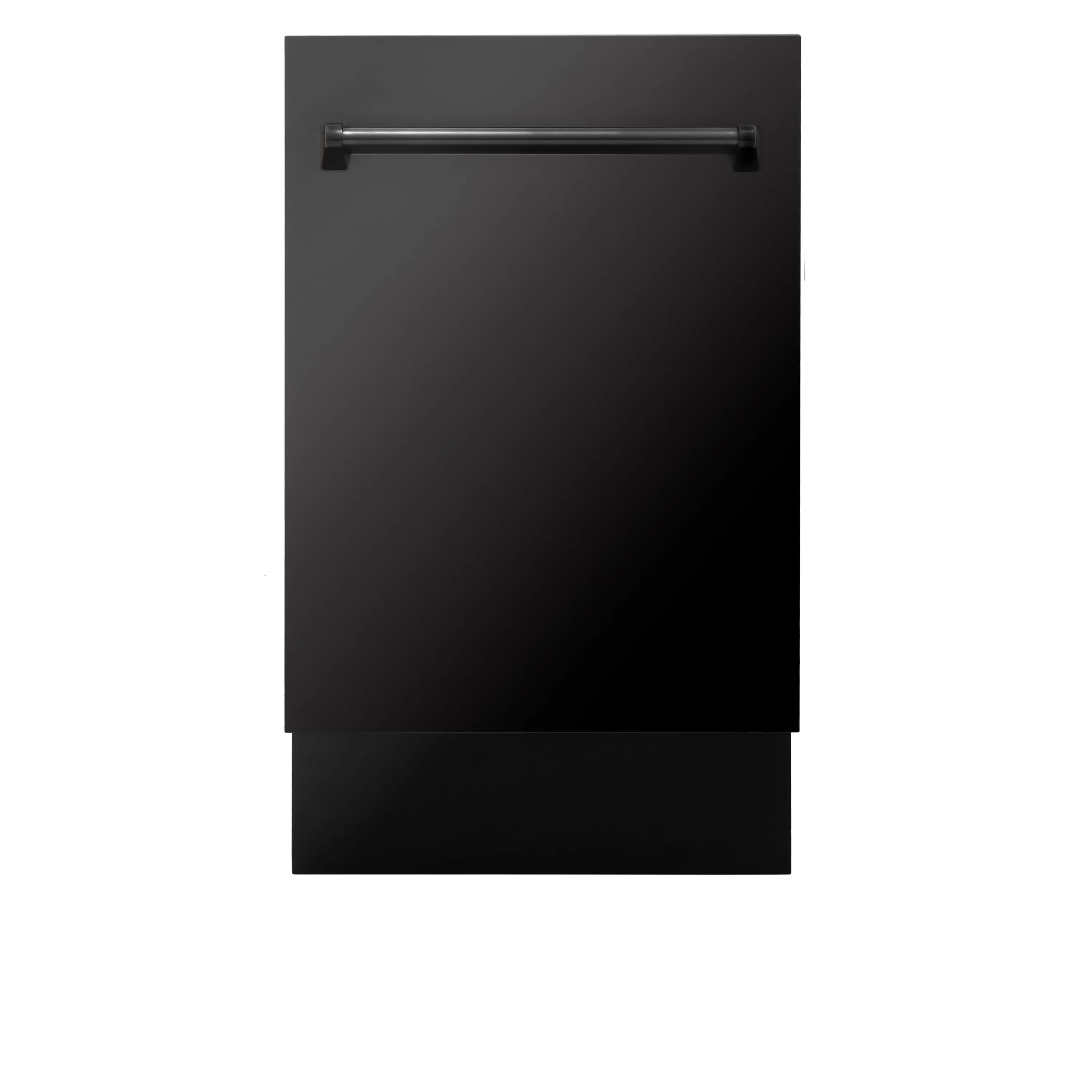 ZLINE 18-Inch Tallac Series 3rd Rack Top Control Dishwasher in Black Stainless Steel with Stainless Steel Tub, 51dBa (DWV-BS-18)