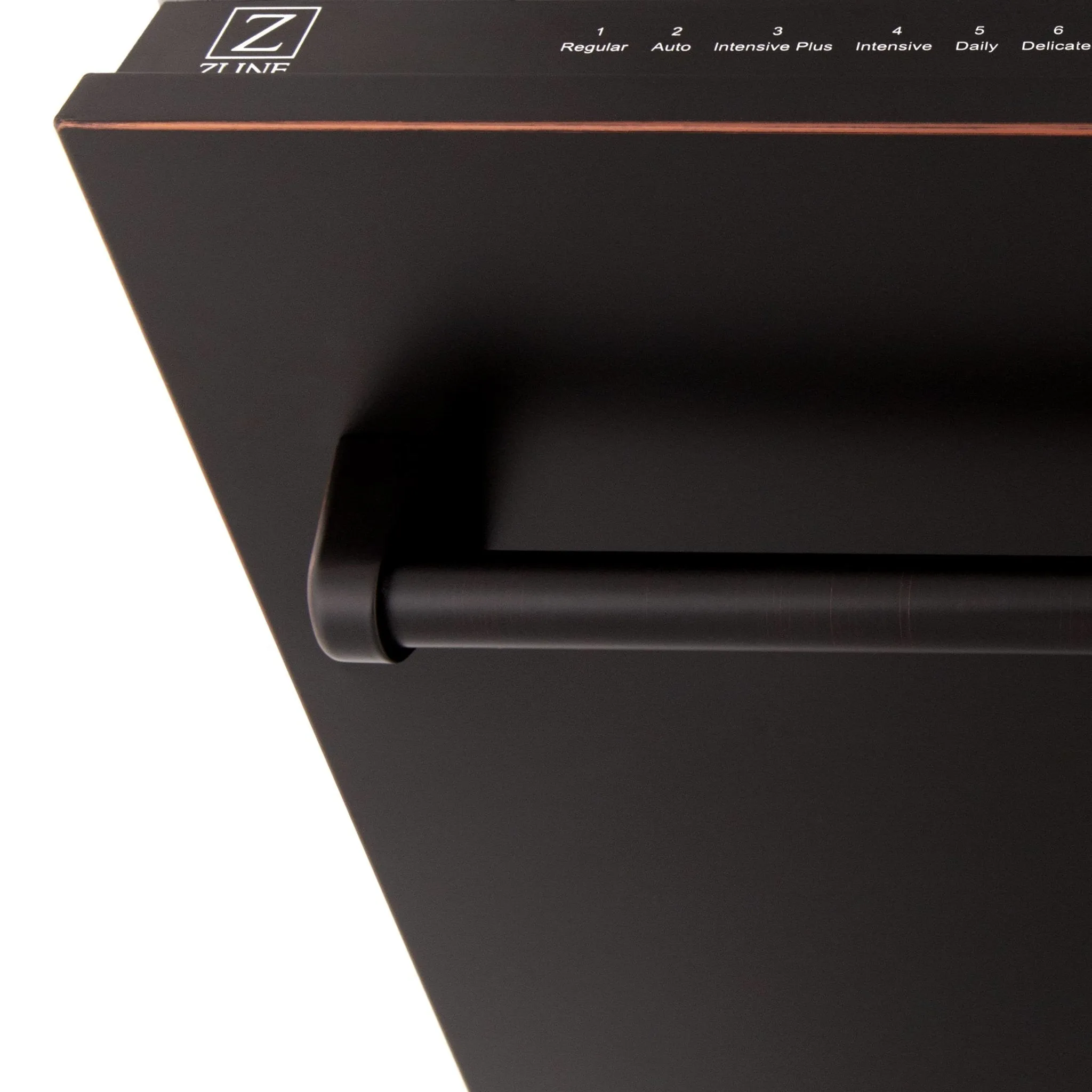 ZLINE 18-Inch Tallac Series 3rd Rack Top Control Dishwasher in Oil Rubbed Bronze with Stainless Steel Tub, 51dBa (DWV-ORB-18)