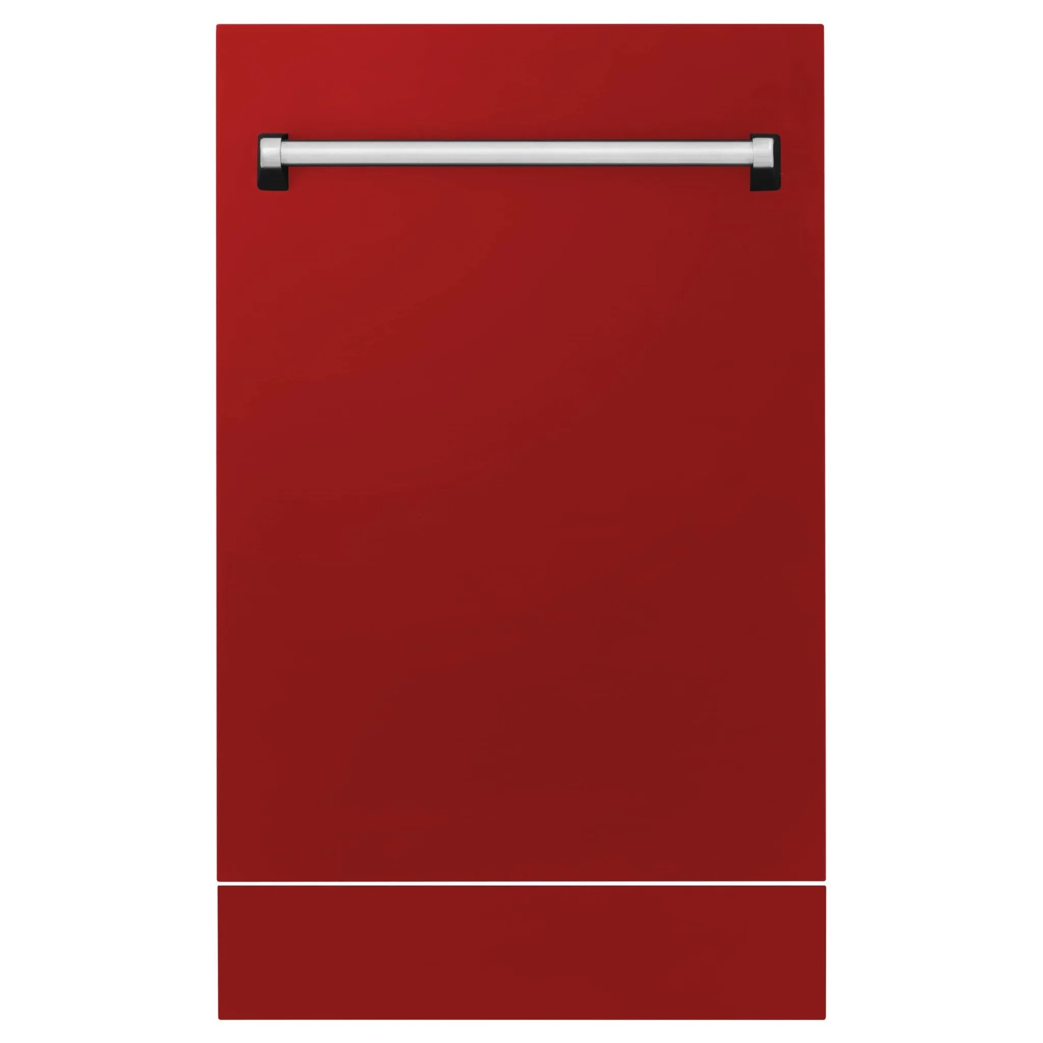 ZLINE 18-Inch Tallac Series 3rd Rack Top Control Dishwasher in Red Gloss with Stainless Steel Tub, 51dBa (DWV-RG-18)