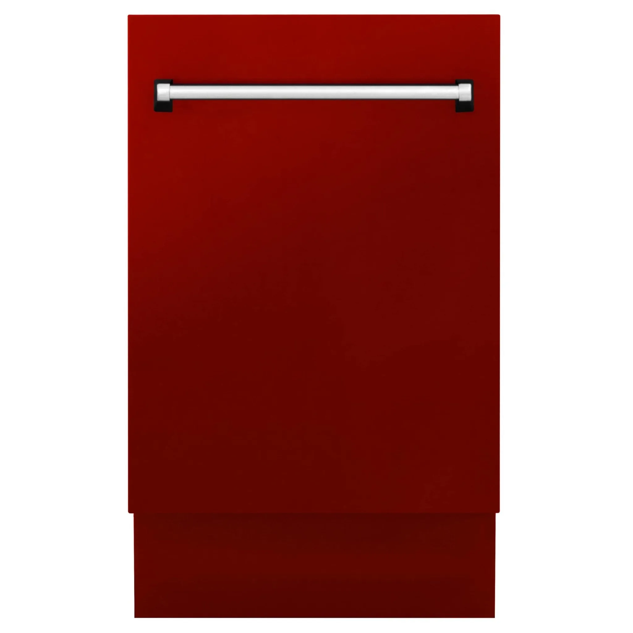 ZLINE 18-Inch Tallac Series 3rd Rack Top Control Dishwasher in Red Gloss with Stainless Steel Tub, 51dBa (DWV-RG-18)