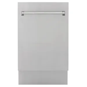 ZLINE 18-Inch Tallac Series 3rd Rack Top Control Dishwasher in Stainless Steel, 51dBa (DWV-304-18)