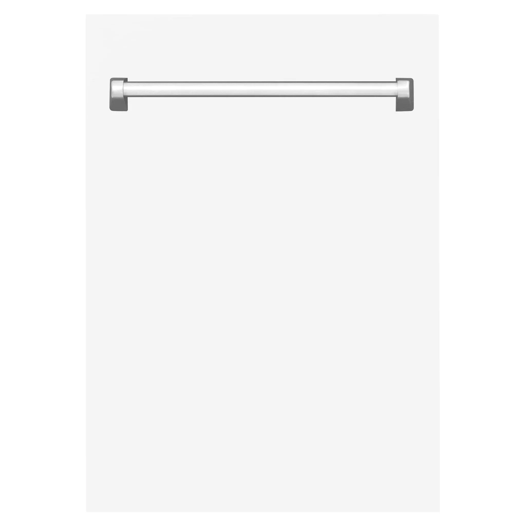 ZLINE 18-Inch Tallac Series 3rd Rack Top Control Dishwasher in White Matte with Stainless Steel Tub, 51dBa (DWV-WM-18)