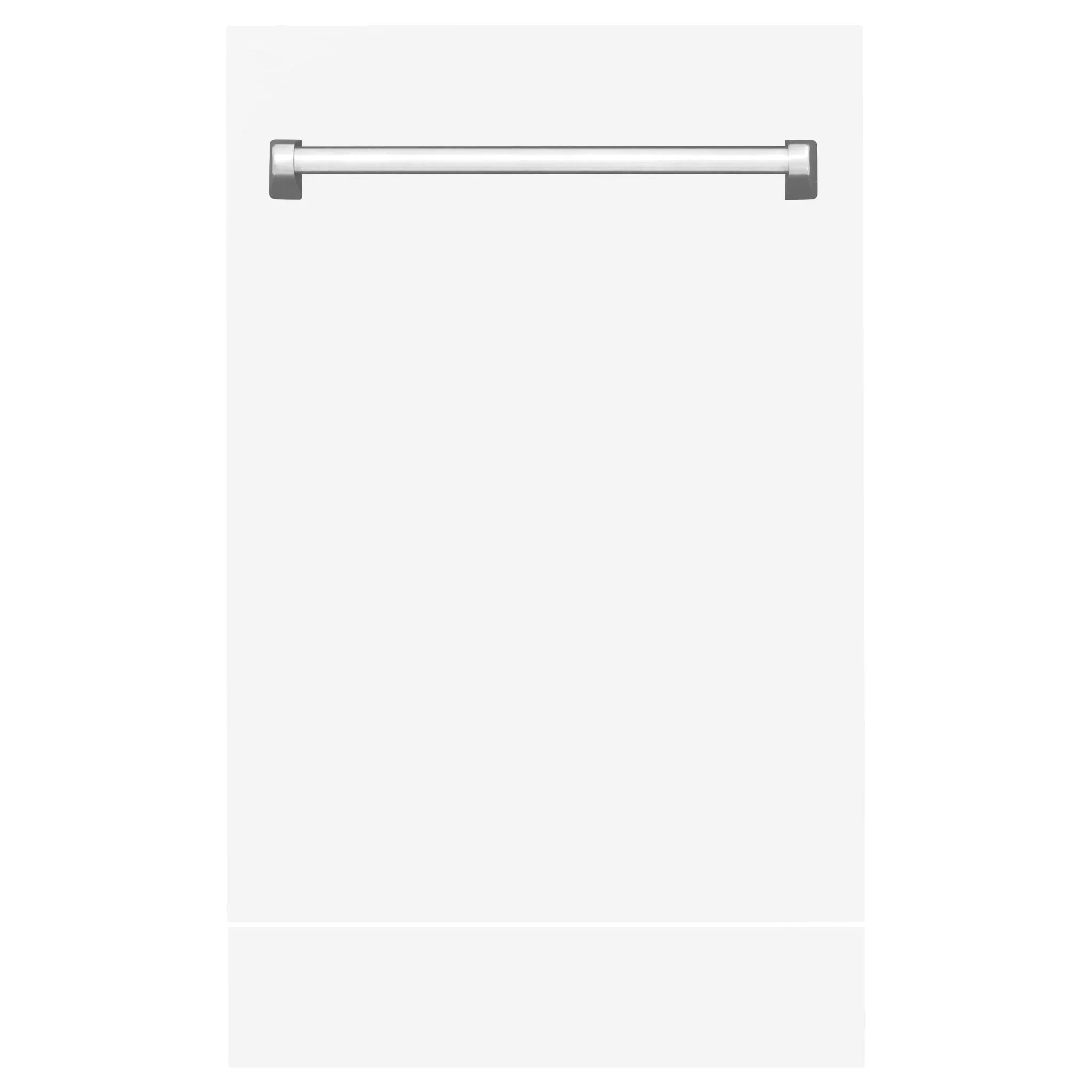 ZLINE 18-Inch Tallac Series 3rd Rack Top Control Dishwasher in White Matte with Stainless Steel Tub, 51dBa (DWV-WM-18)