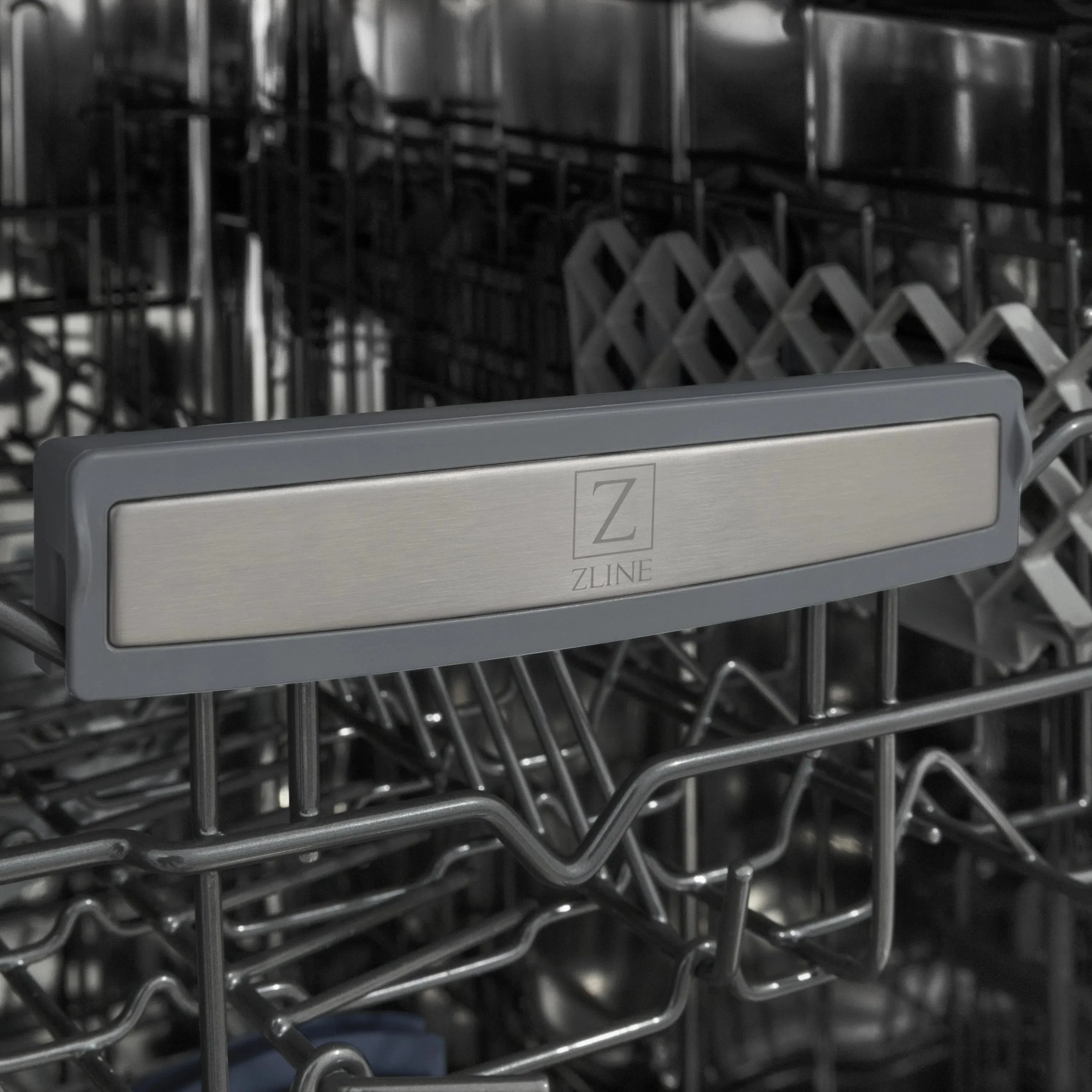 ZLINE 18 Tallac Series 3rd Rack Top Control Dishwasher in Unfinished Wood with Stainless Steel Tub, 51dBa (DWV-UF-18)